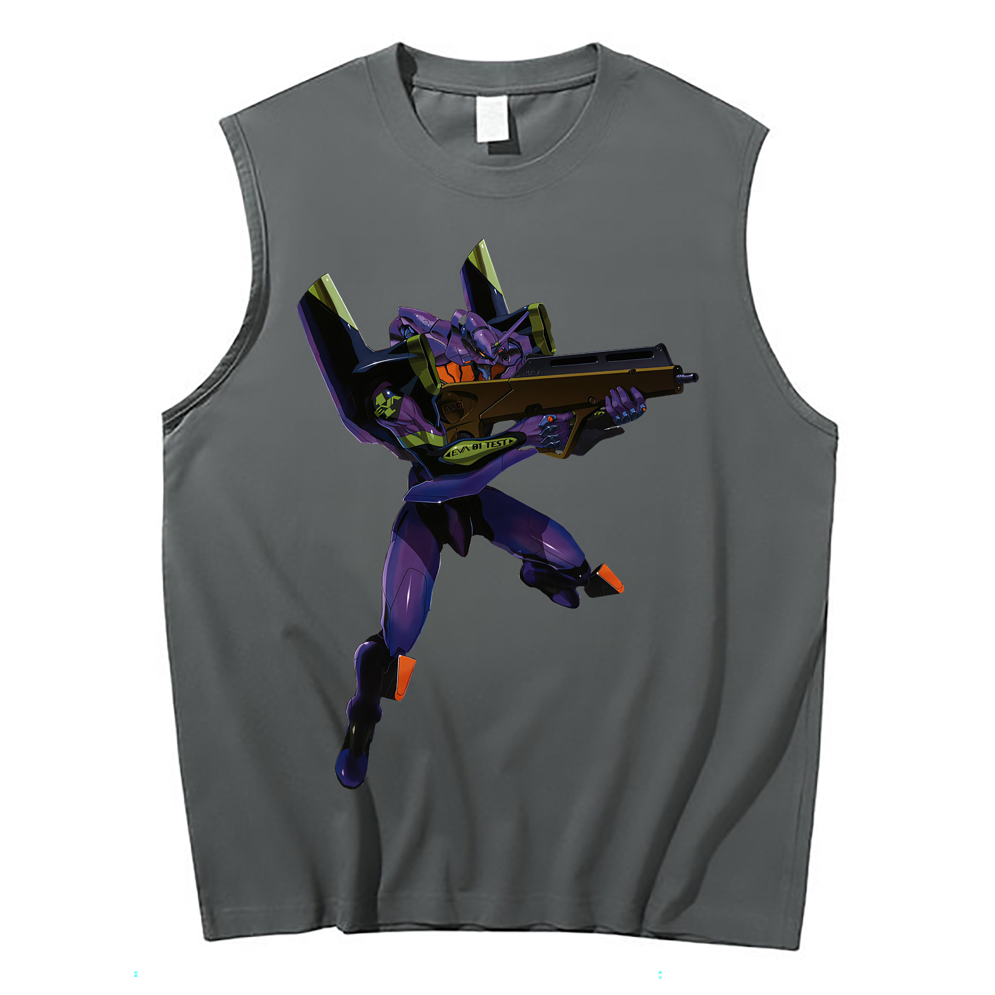 （画像用） EVA 新世紀エヴァンゲリオン コットン100％タンクトップ（フロントプリント）